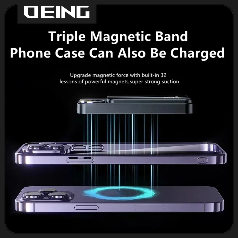 Magnetic Power Bank For iPhone Xiaomi Huawei Samsung Macsafe Powerbank Portable Wireless Charger for Apple External Battery Pack 2