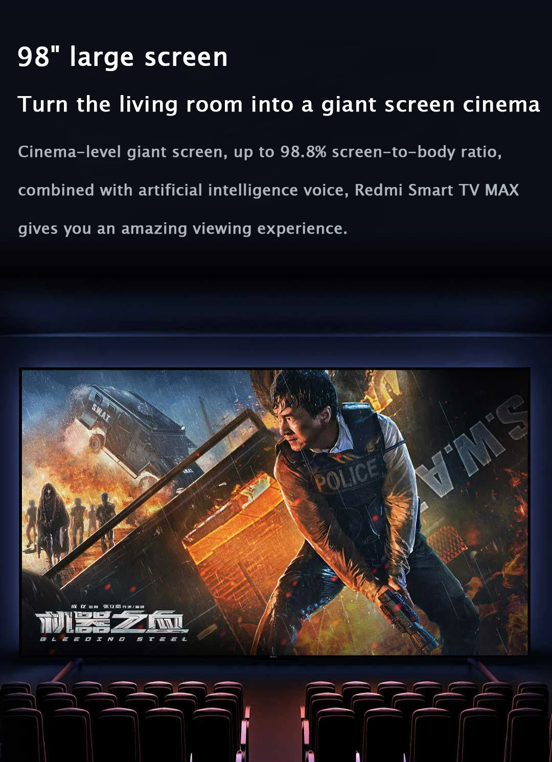 Xiaomi Redmi Max 98 Inch 4K Android Smart LED TV description image 4