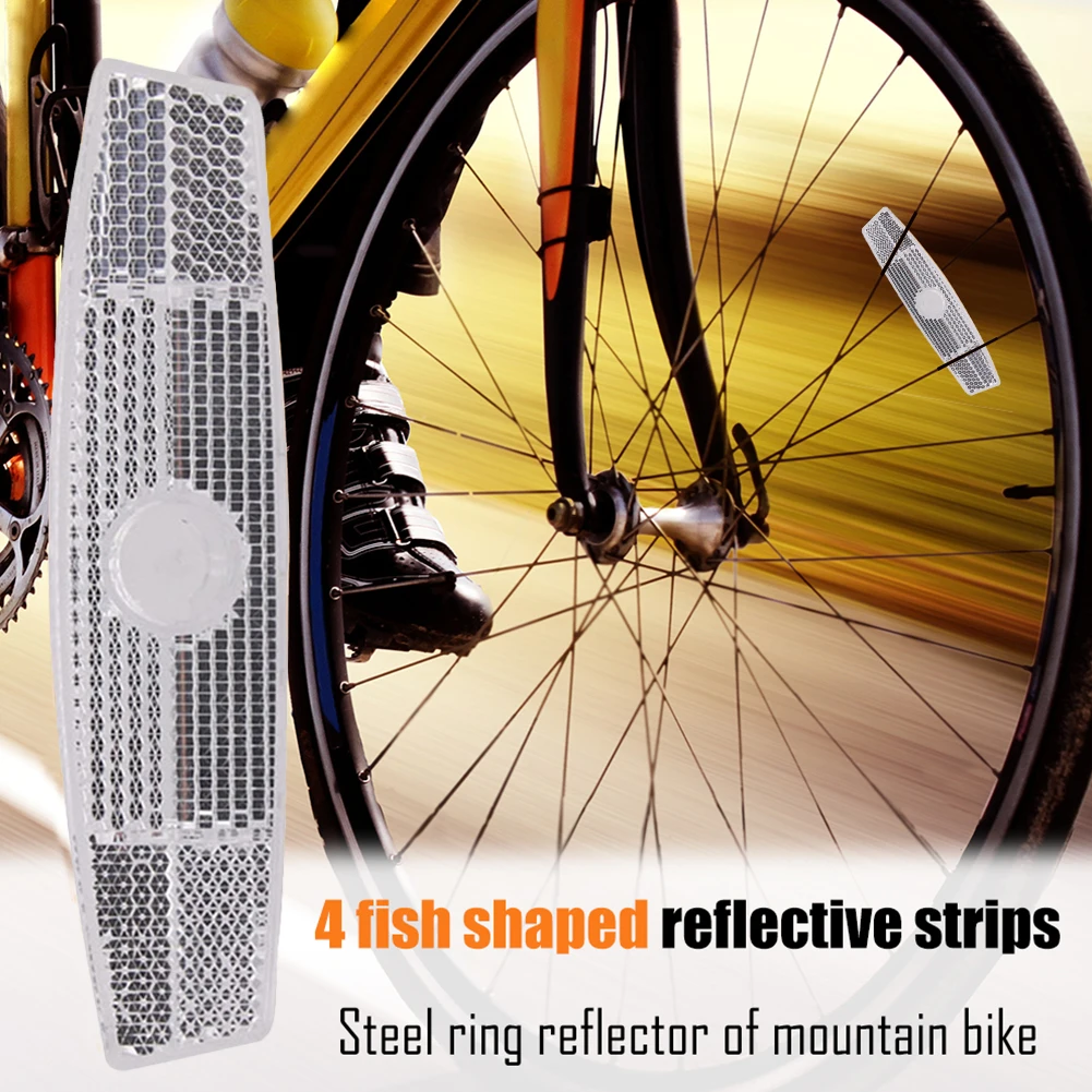 Bike Spoke Reflector MTB Bicycle Wheel Rim Reflective Clip Night Cycling Parts