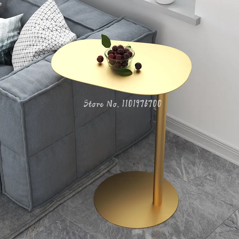 

Nordic modern minimalist personality iron ins coffee table light luxury small table creative sofa side table