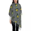 Custom Ladies Long S-Snoopys Woodstock Anime Pattern Scarves Women Winter Fall Thick Warm Tassel Shawl Wrap Scarf 1