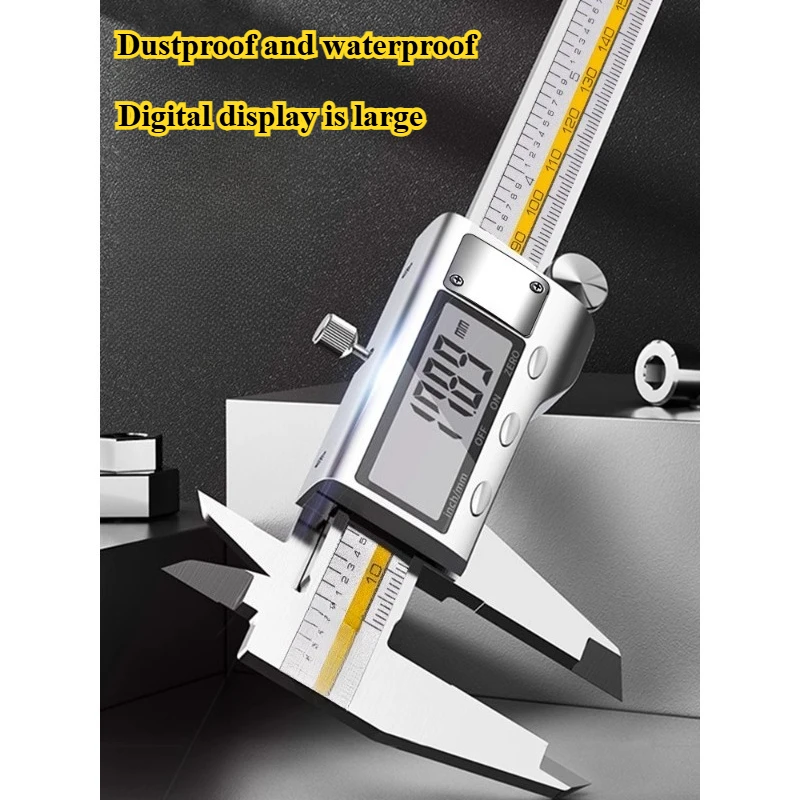 Digital Display Vernier Caliper High Precision Precision Electroplating ...