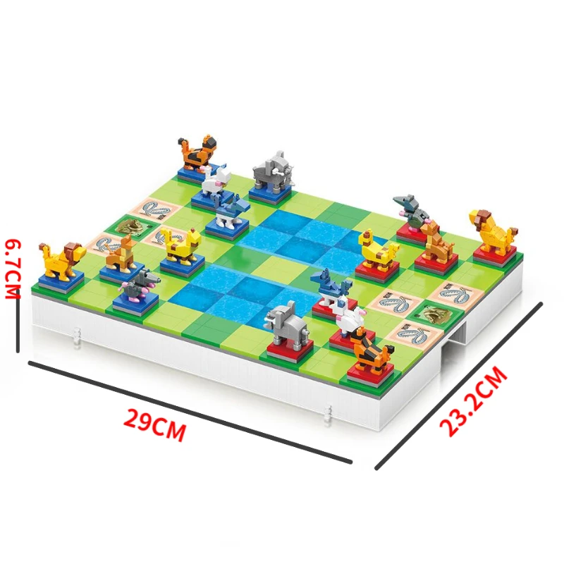 Moyu micro blocos de construção tabuleiro de xadrez montado