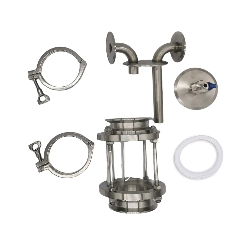 Stainless Steel Distiller HOOLOO 3&rdquo; 4&rdquo; Home Distiller Thumper Accessory Moonshine Still 304 Stainless Steel Suitable For Rum