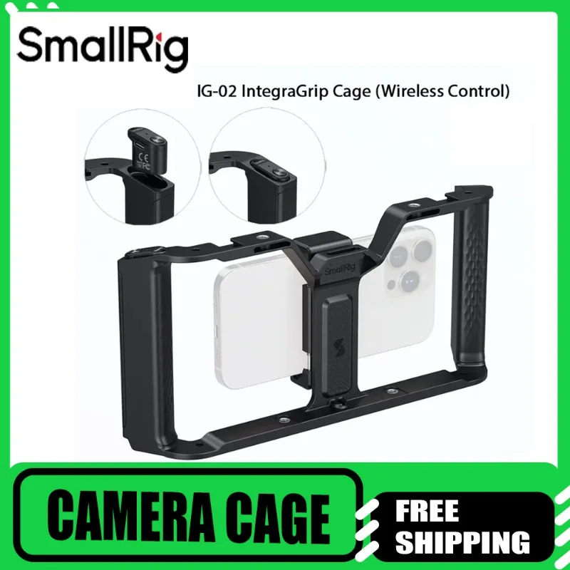 SMALLRIG IG-01 IntegraGrip Universal Phone Cage Con Controller Wireless - View #4