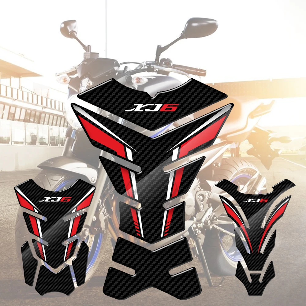 XJ6 Tank Pad Sticker Motorcycle Gas Fuel Tank Pad Sticker Decals  Protector Fuel Fuel Tank For Yamaha XJ6 SP ABS All Year