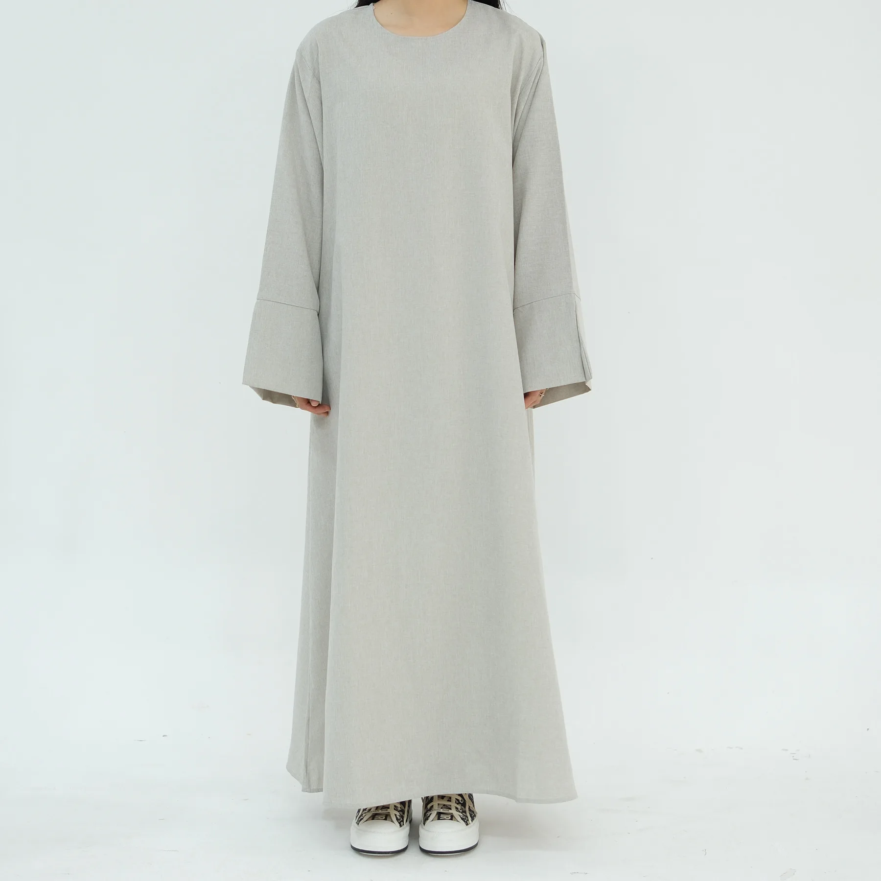 

Мусульманское платье-Кафтан из хлопка и льна