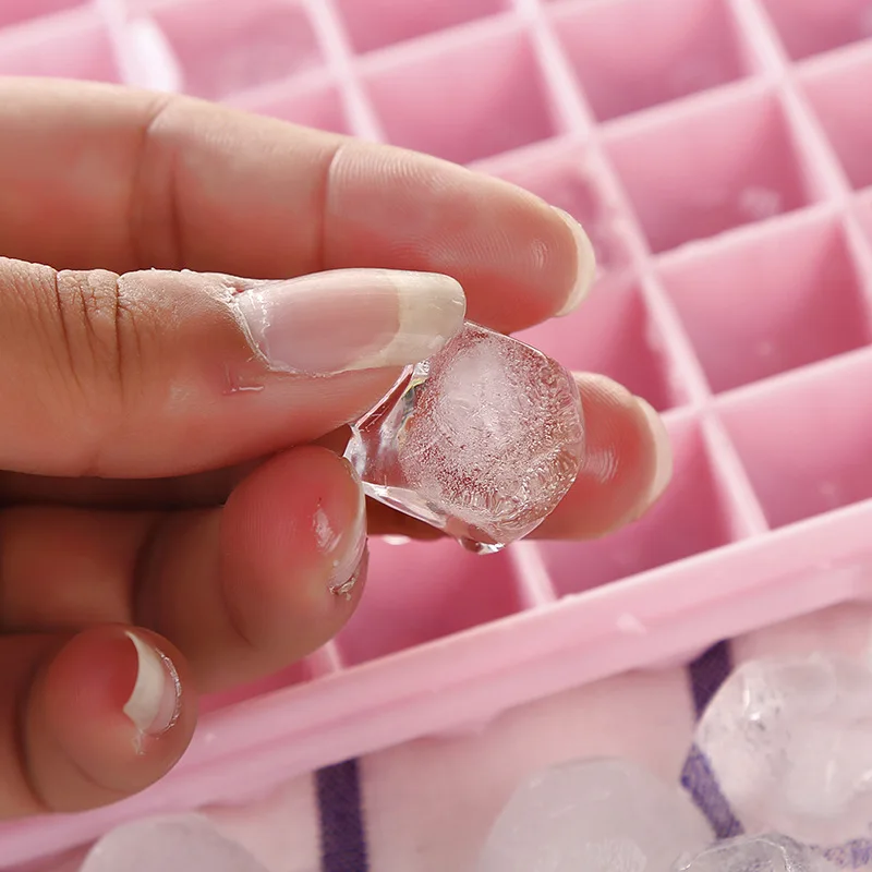 96/60 Grids Ice Cube Tray Diamond Shapes Ice Cube Maker Mold Whiskey Cocktail Summer Party Bar Accessories