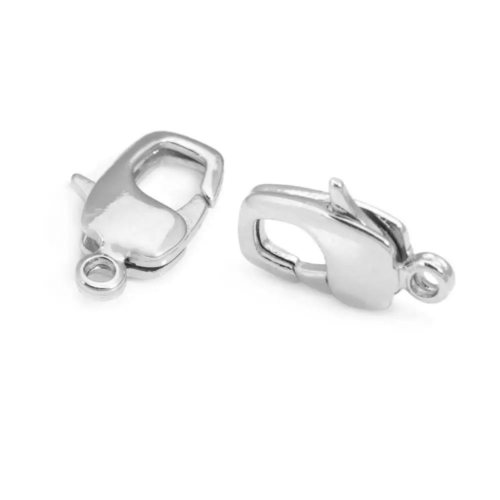 18Kゴールドカラーの真ちゅう製ロブスタークラスプ,クラスプ付き