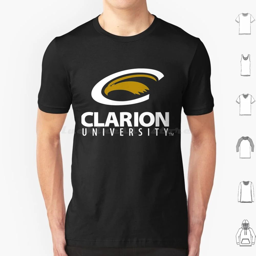 Clarion University Of Pensiline Classic T Shirt Cotton Uomo Donna Stampa Fai Da Te Clarion University Pensility Classic
