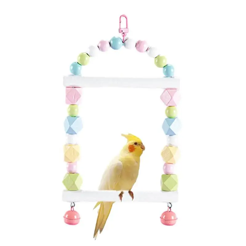 

Chewing Toys Parrots Multi-Color Archway Parrot Parakeet Chewing Toys Creative Craft Bird Exercise Toys For Cockatiels Parakeet