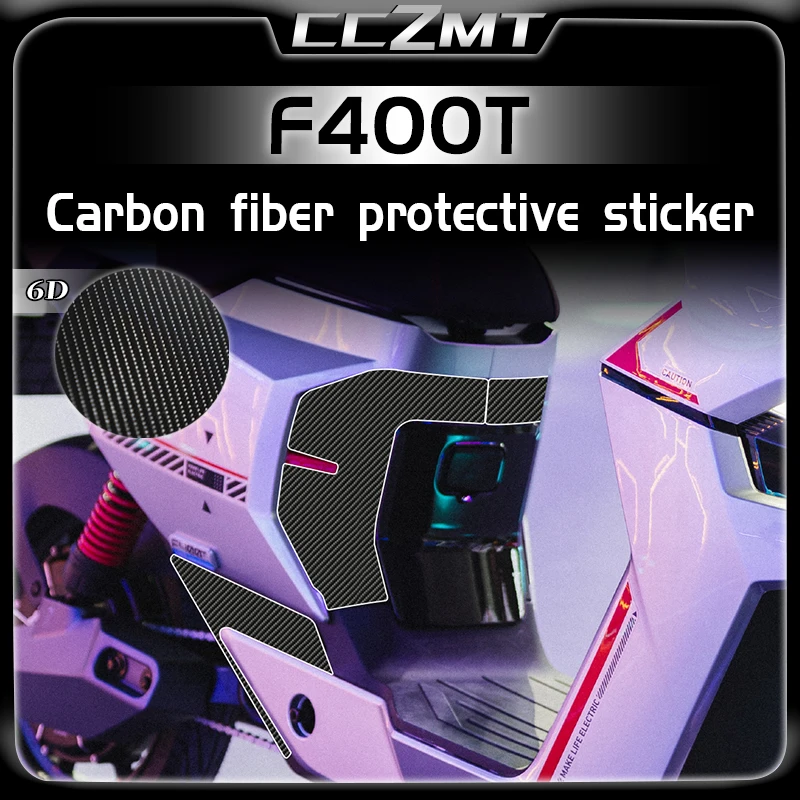 

For NIU F400T car body stickers 6D carbon fiber stickers protective stickers waterproof scratch resistant parts accessories
