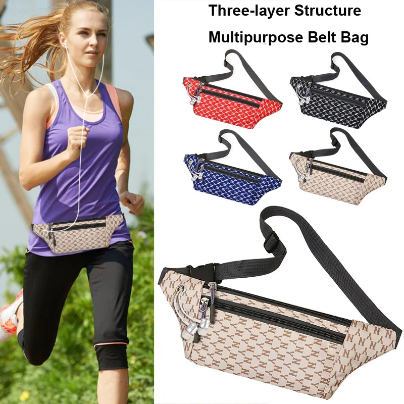 

New Fashion Trend Sport Belt Bag Unisex Casual Travel Belt Bag Chest Bag Shoulder Bags Fanny Pack Phone Purse Organizing Bag