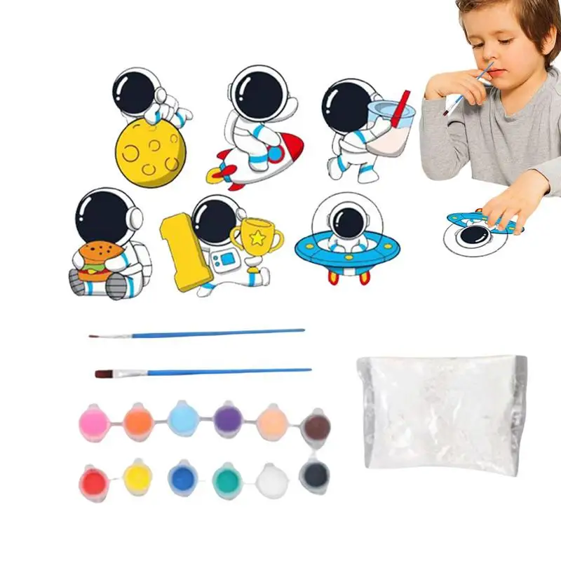 

Plaster Crafts For Kids Toddler Plaster Painting Crafts Kits Improve Hands-On Ability Boys Girls Toys For Kindergarten Classroom