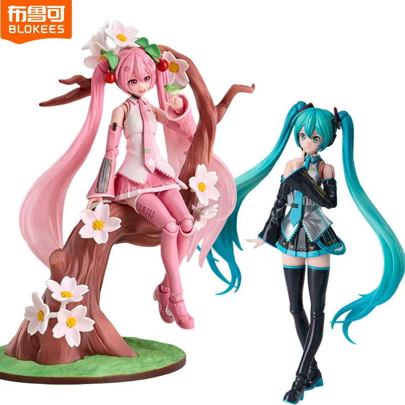 Original Blokees Sakura Miku Hatsune Miku Action Figures