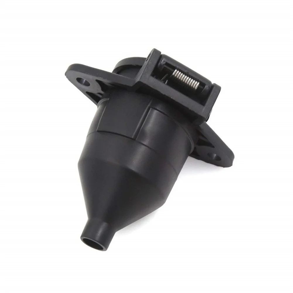 Connector ​ 7 Pin Trailer 24V 7 Pin Trailer Black Connector Adapter Plastic Brass Truck For Europe Car Semi
