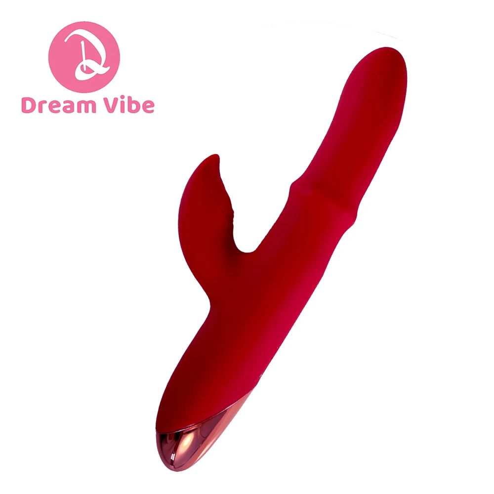Flamingo Rabbit Vibrator from Dream Vibe Powerful Tapping Vibrating Beads Thrusting Adult Pleassure Sex Toys for Woman Love Gift