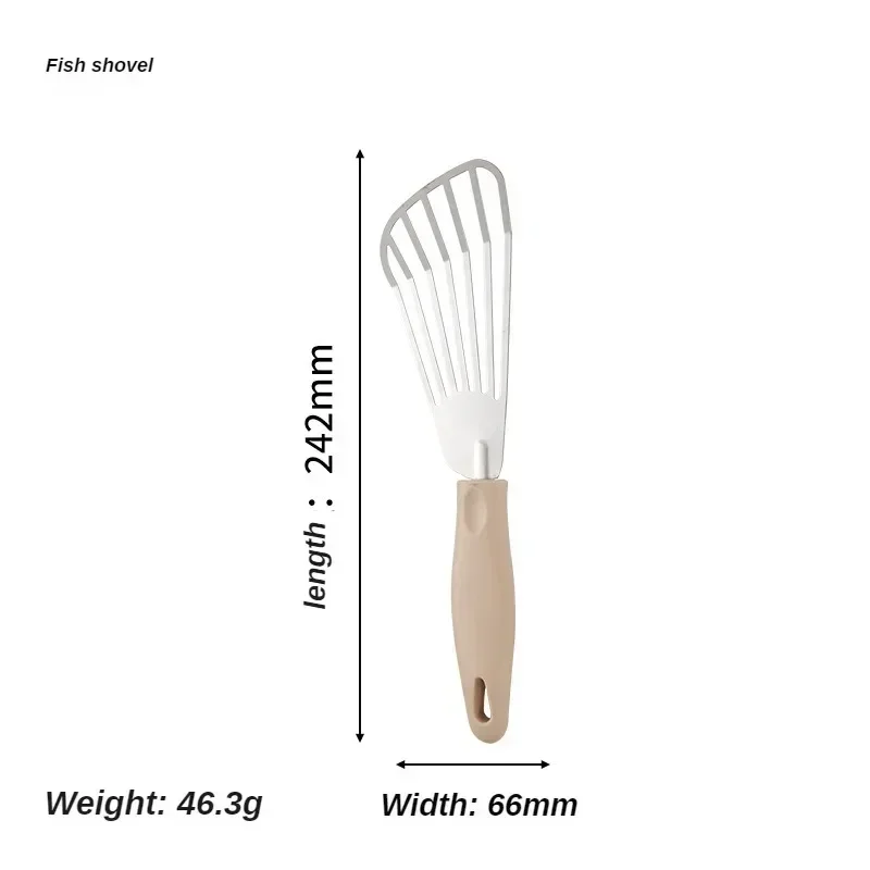 Multi-Size Stainless Steel Fish Spatula Steak Spatula Omelette Small Japanese Cooking Spatulas Kitchen Tools Gadgets pancake spatula