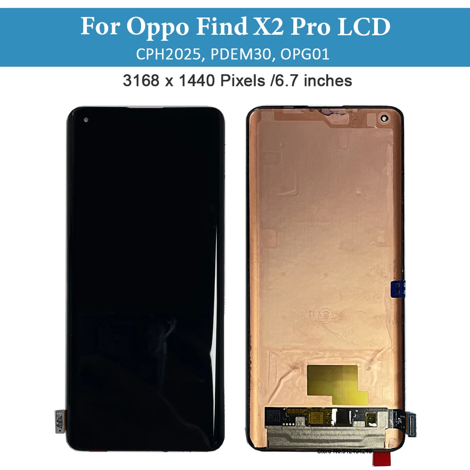 Ecran complet avec châssis IPS LCD Oppo A9 2020 Officiel