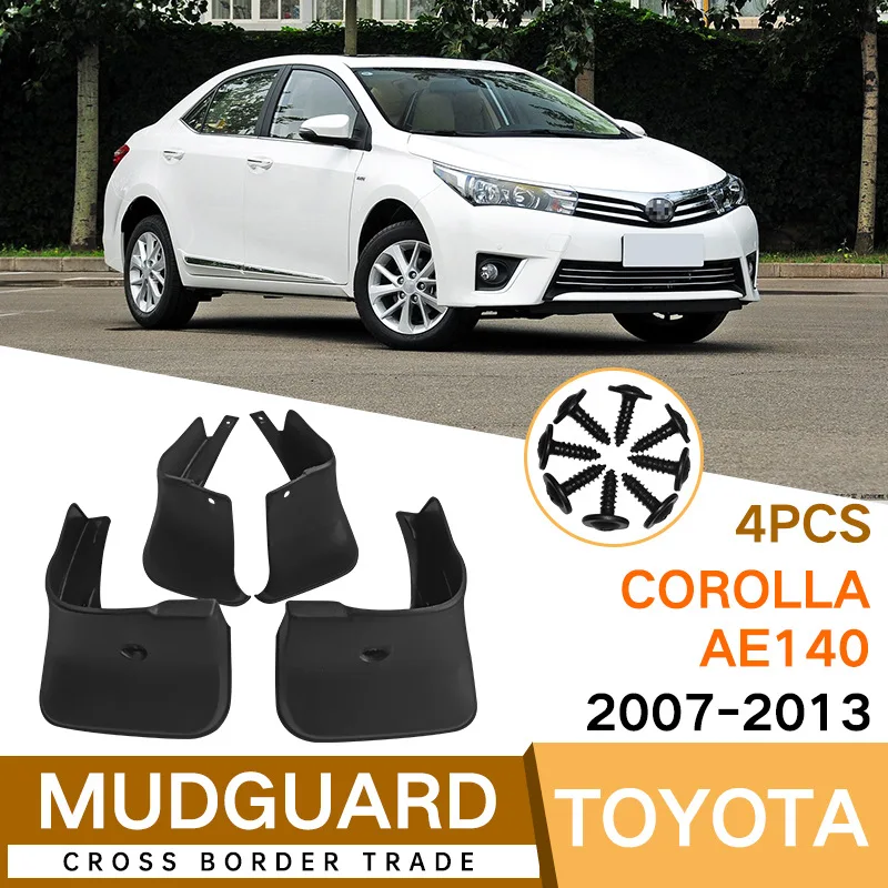 

Mud Flaps For Toyota Corolla AE140 2007-2013 MudFlaps Front Rear Fender Car Accessories