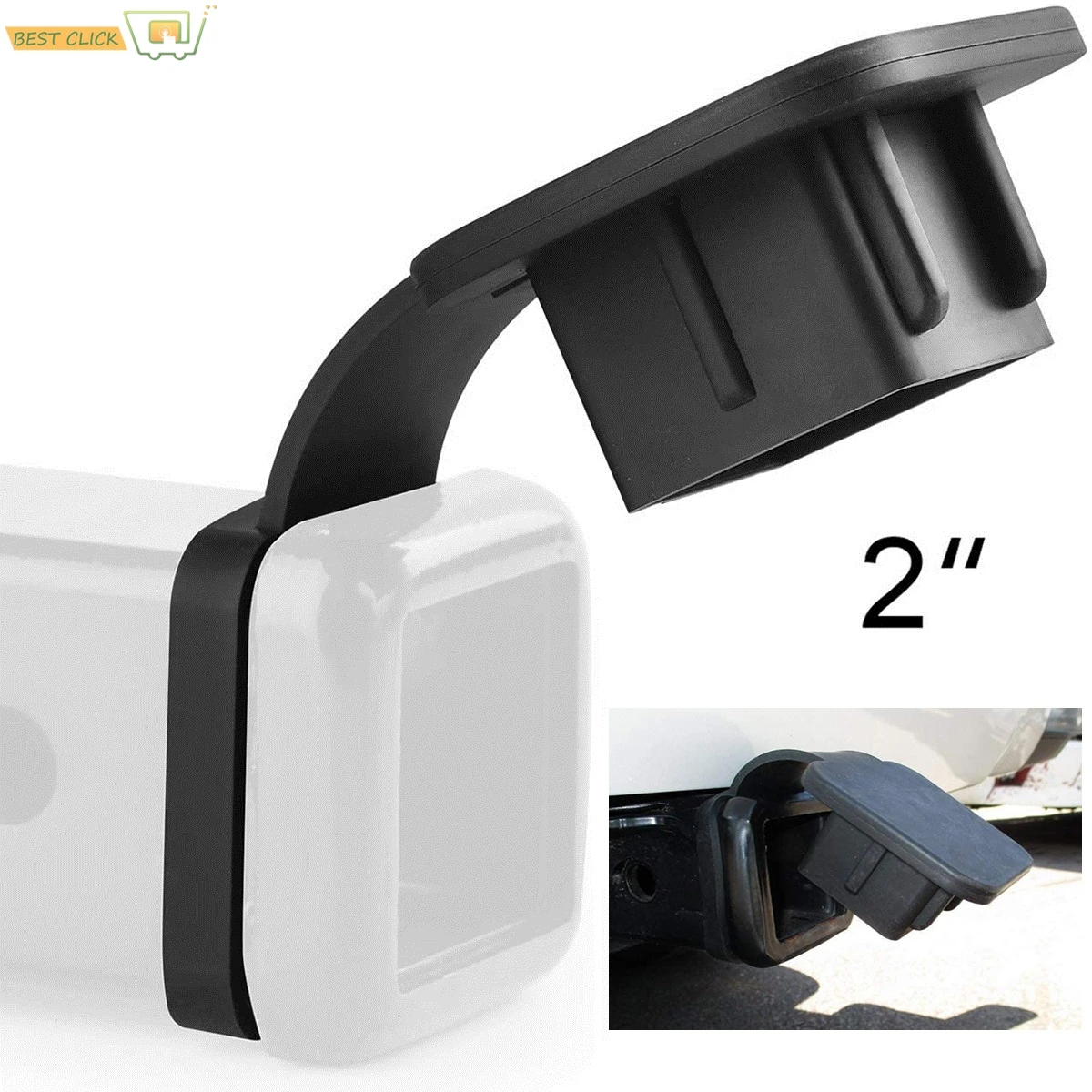 2 Inch Trailer Tow Hitch Cover Plug Caps Rubber For Ford Explorer Ranger F-150 F-250 Explorer Toyota Nissan Jeep Accessories