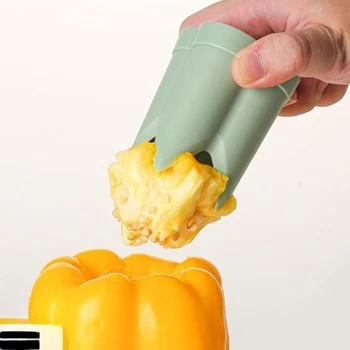 Pepper Corer Chili Seed Remover Jalapeno Peppers Cucumber Tomato Deseeder Twist Seed Bell Core Separator Cutter Kitchen Tool