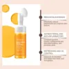 Turmeric Cleansing Milk Foam Facial Cleanser Cleanses Dirt And Grease Brightens Skin Hydrating And Moisturizes Face Care Product 4