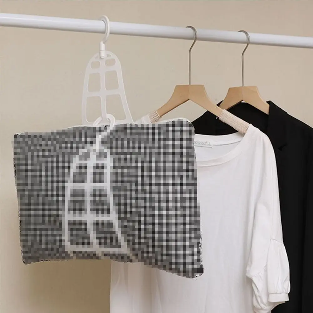 Durable Adjustable Pillow Toy Doll Drying Rack Multifunctional Windproof Clothes Hanger Practical Space-Saving Shoes Drying Rack 2