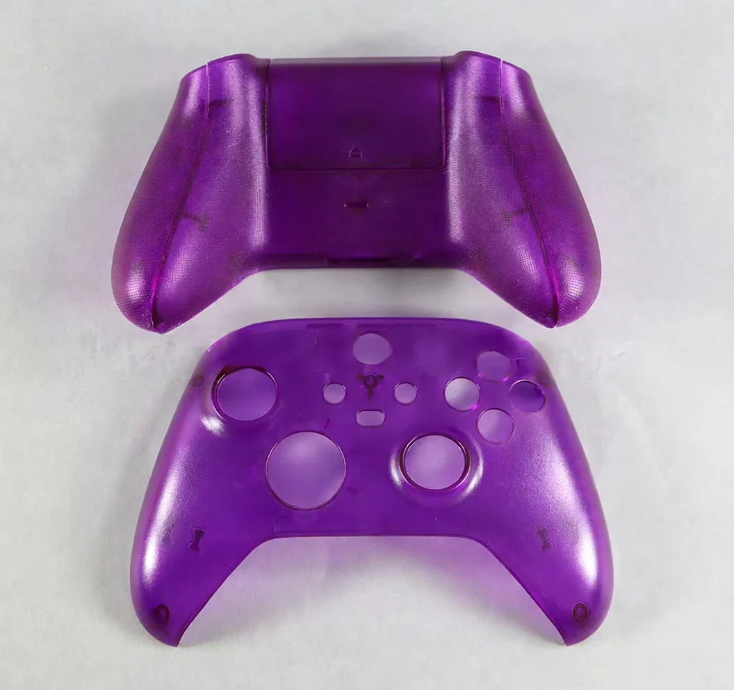 Transparent Replacement Housing Shell with Buttons for Xbox Series Controllers