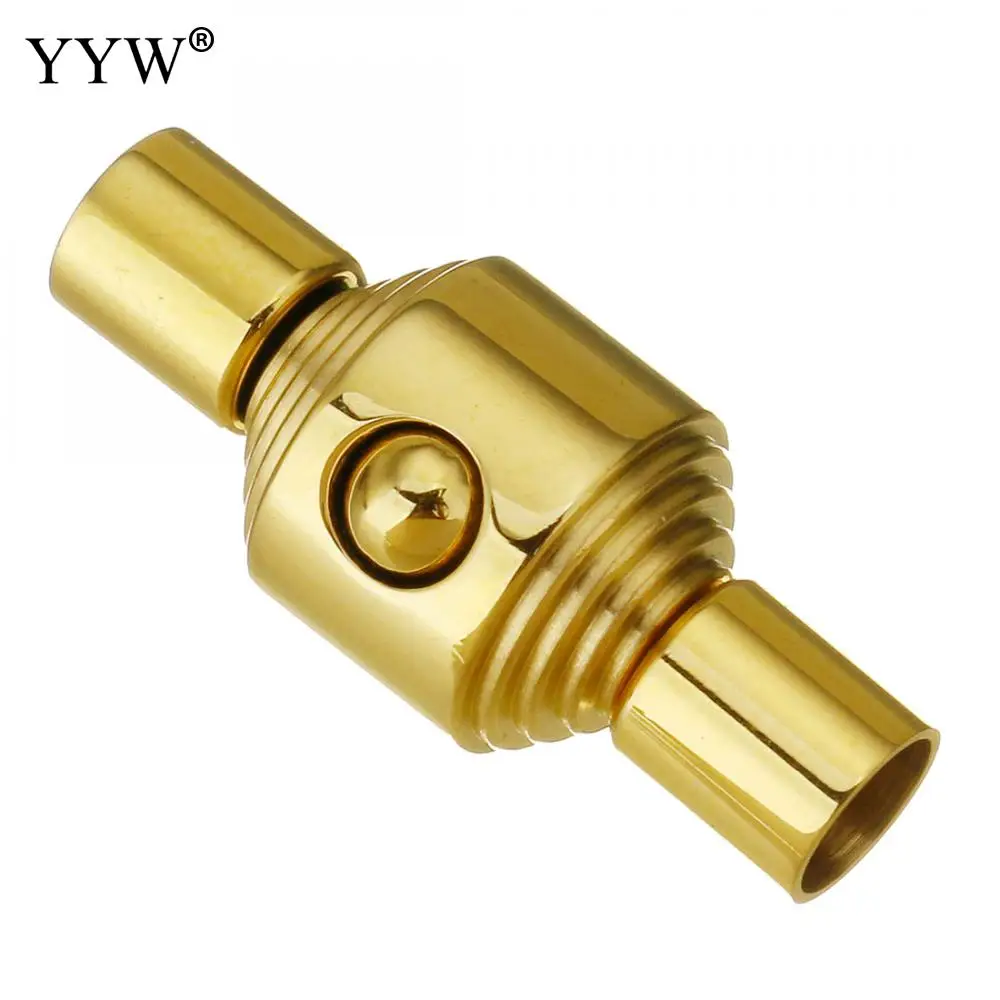 5Pcs High Quality Stainless Steel Strong Magnetic Clasps Magnet End Clasp Connectors for Jewelry Making DIY Bracelet Necklace