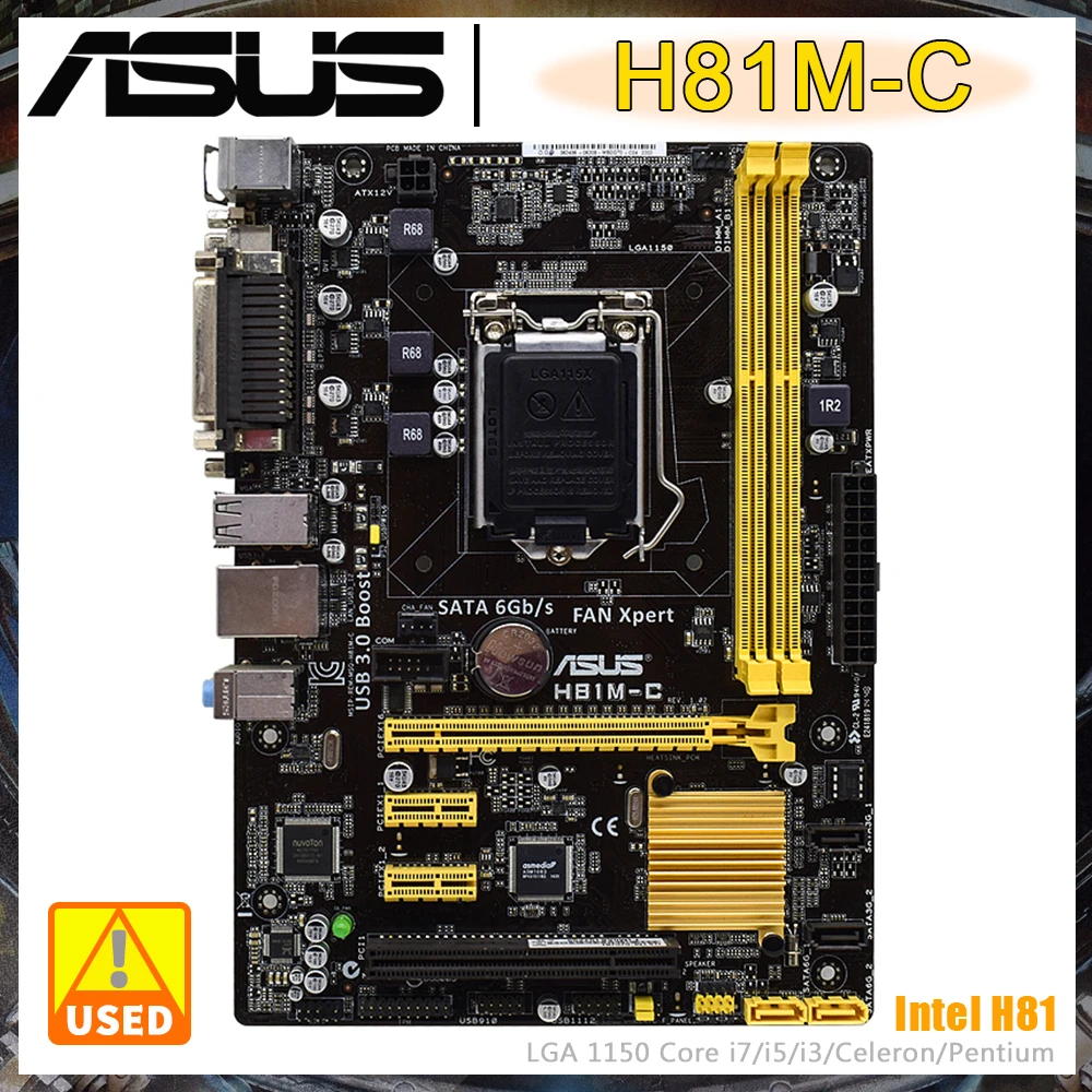 ASUSplacabasedeH81MCChipsetIntelH81LGA1150SocketparaIntel