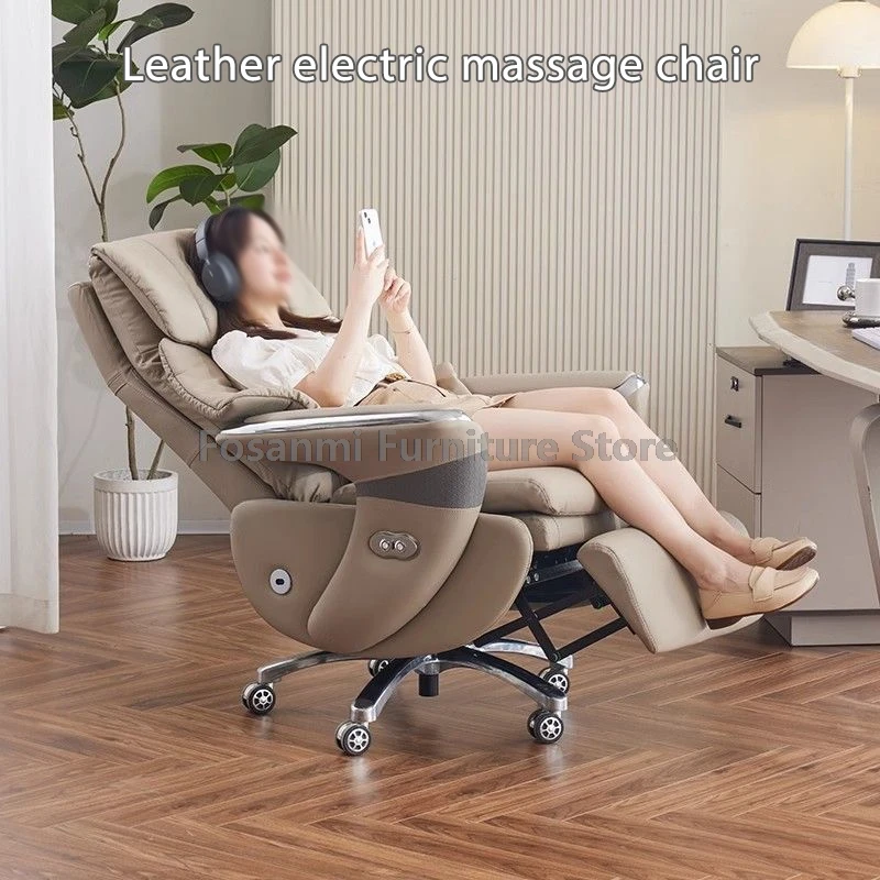 Ergonomic Office Chair With Swivel Seat And Footrest Adjustable Backrest Angle And Height Adjustable Executive Computer Chair 2