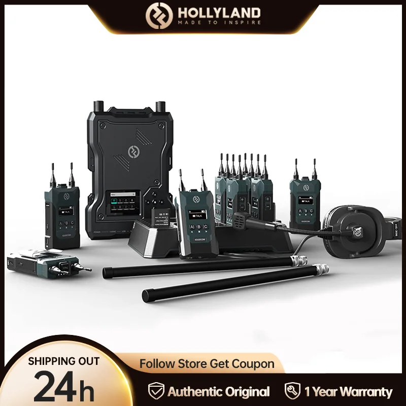 Hollyland Solidcom M1 Oficial Full Duplex Wireless Intercom Sistema ...