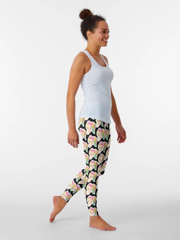 jojo siwa art drawing Leggings Sports female sporty leggings woman leggings Women gym leggings for physical