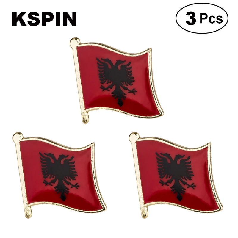 

Albania Lapel Pin Brooches Pins Flag badge Brooch Badges