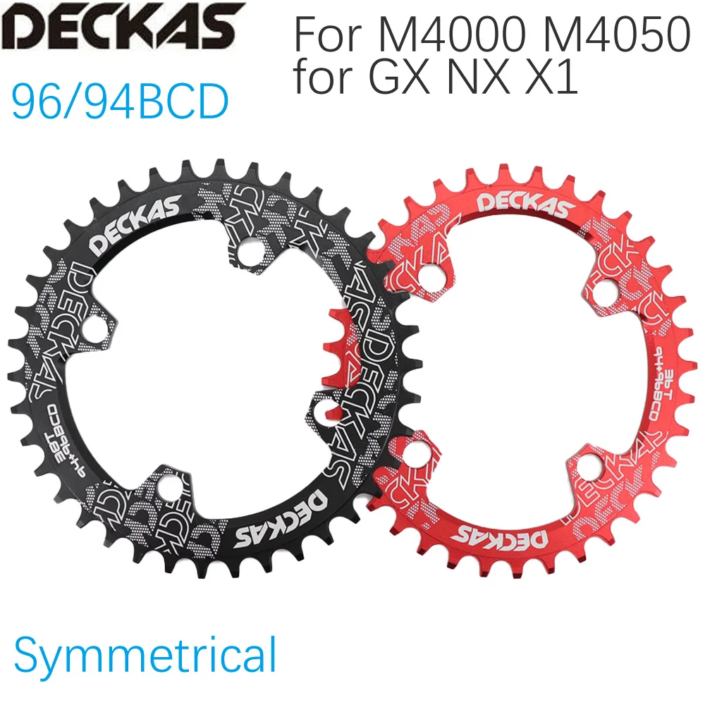 Deckas Corona 96 Bcd Rotondo Ovale 32 34 36 38 T Singolo Dente Piatto Mtb Mountain Bike 96Bcd Strada M4000 M4050 Nx Gx X1