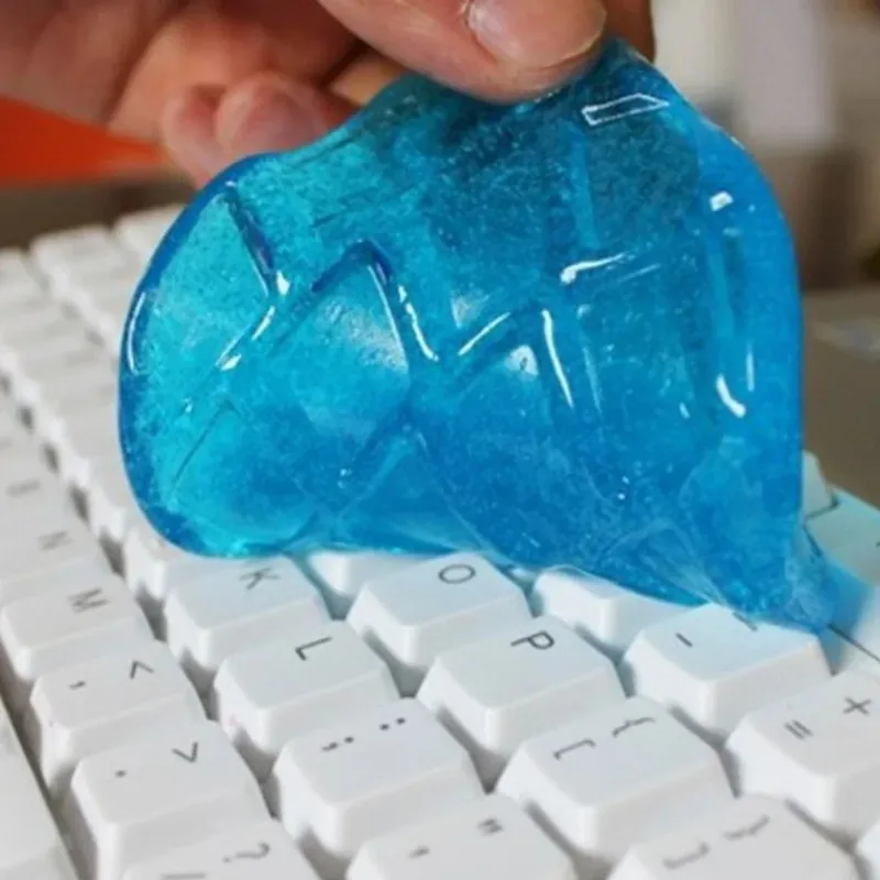 Soft Dust Cleaning Glue Reusable Super Clean Mud Slimy Gel For Home Phone Car PC Laptop Keyboard Sticky Wiper Dust Dirt Wipe