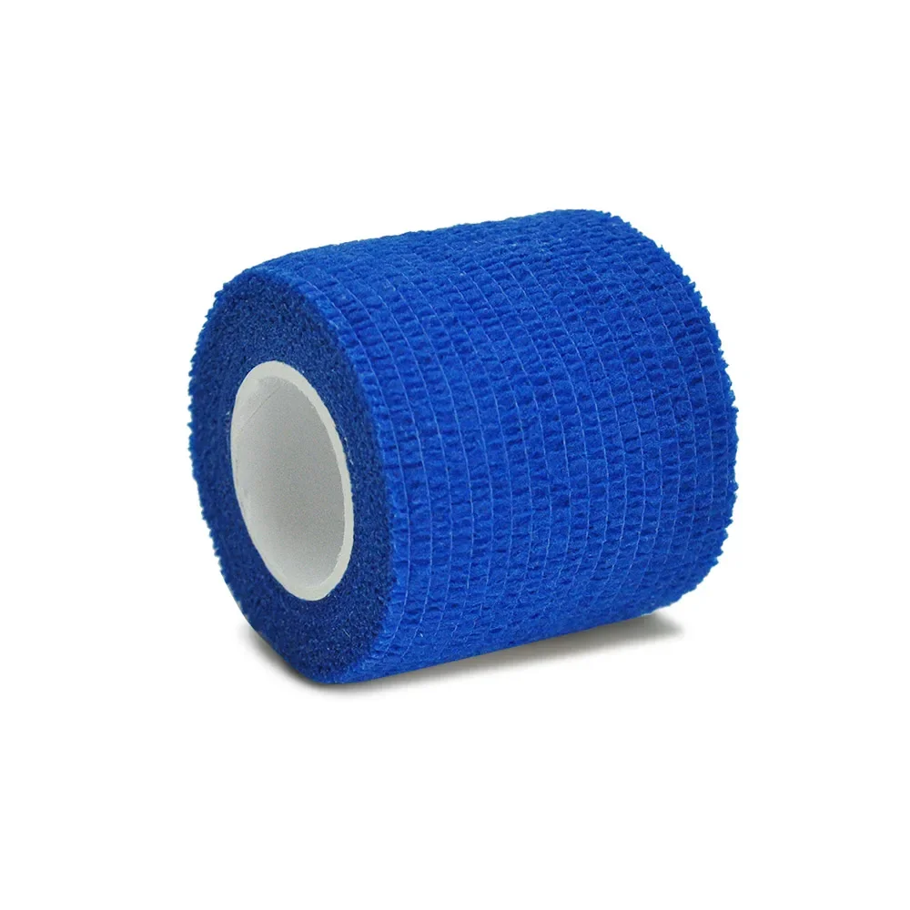 6/15 Stück 4,8 m schwarzes Erste-Hilfe-selbstklebendes, kohäsives Elastizitätsband, Sportband für Handgelenk, Knöchel, Verstauchungen und Schwellungen – Detail 14