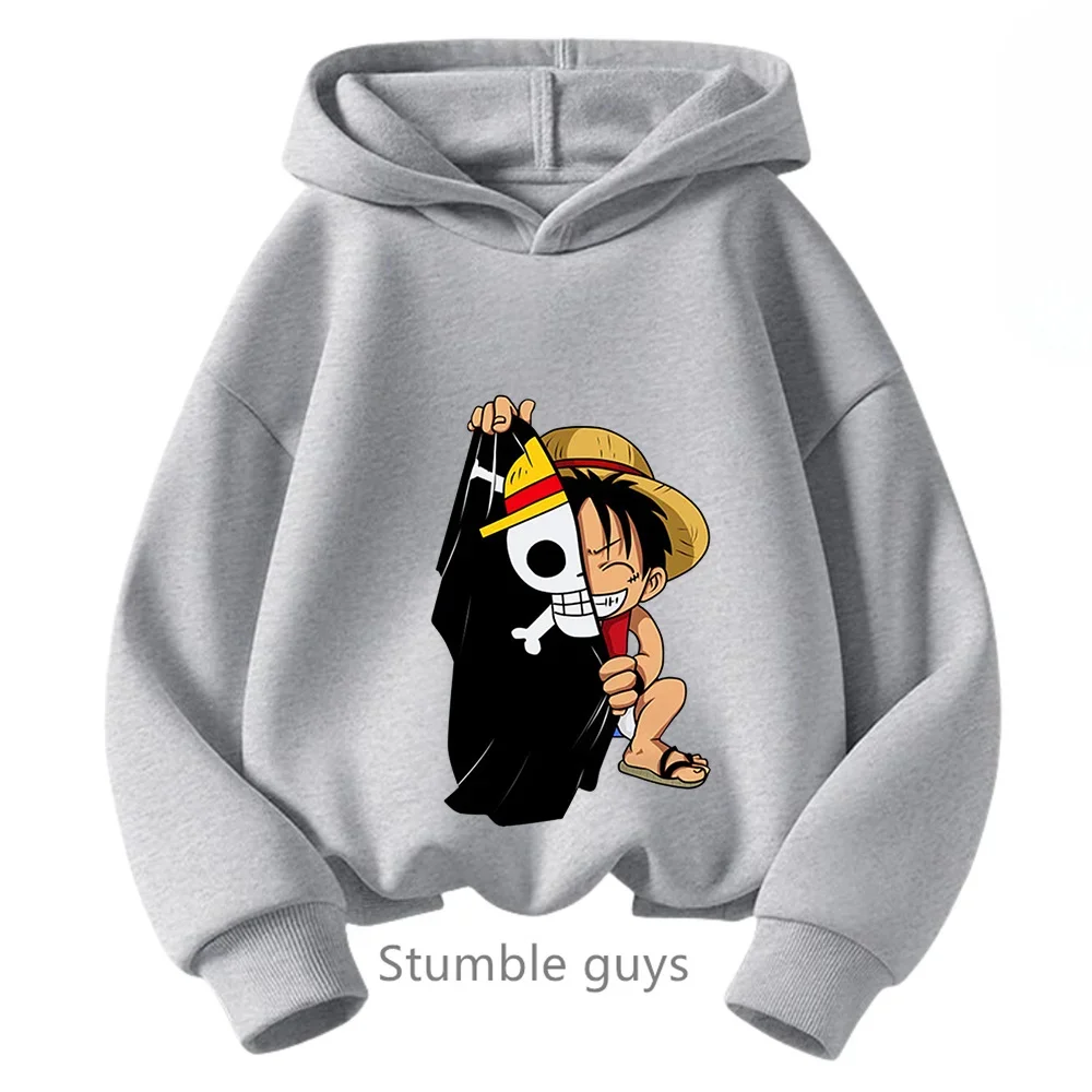 thumbnail image 1 of Sudadera con capucha de una pieza, ropa de anime para niños, ropa para niños, primavera y otoño, ropa para niñas, sudadera con dibujos animados de Luffy Zoro, traje para adolescentes, camisetas con ca, 1 of 5