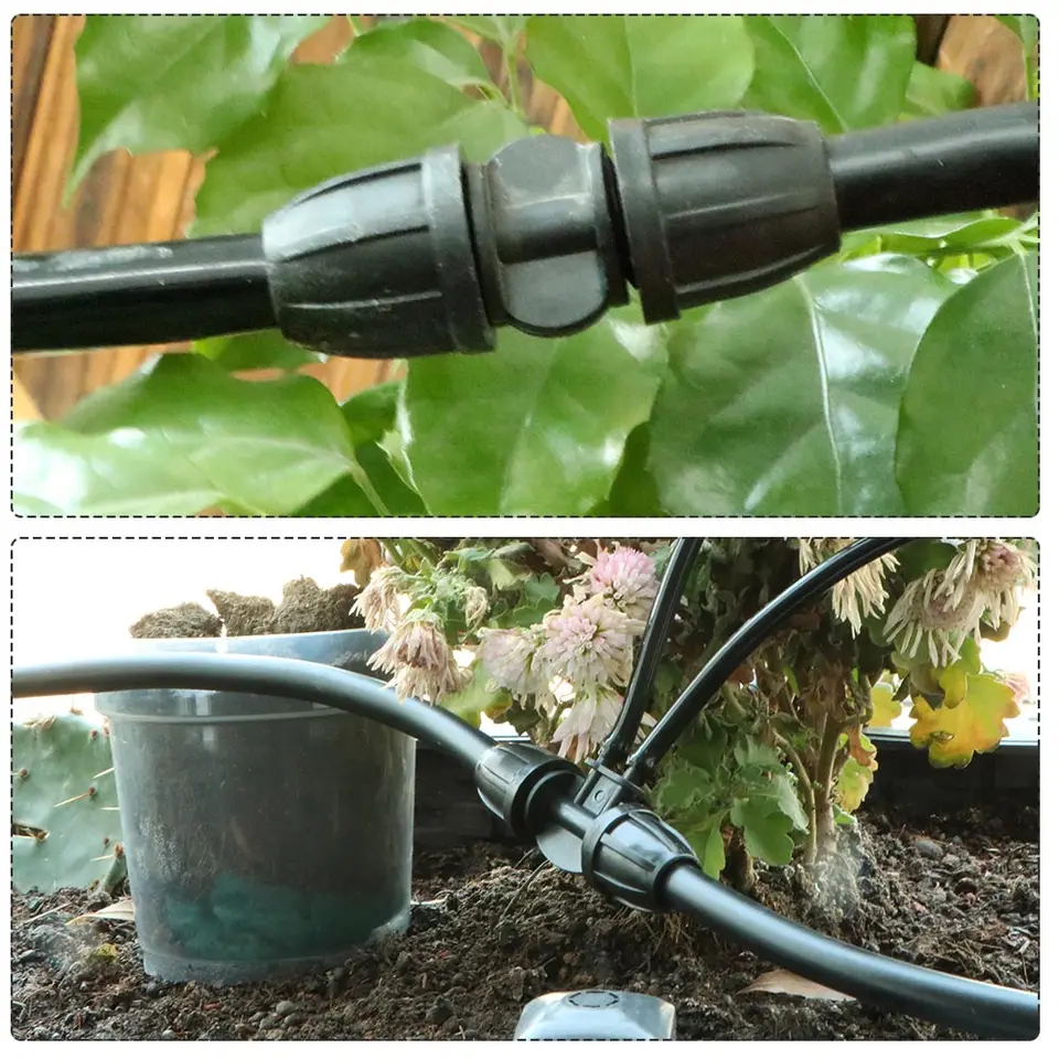 Natudeco Tubo per Irrigazione da Giardino da 10M 8/11mm