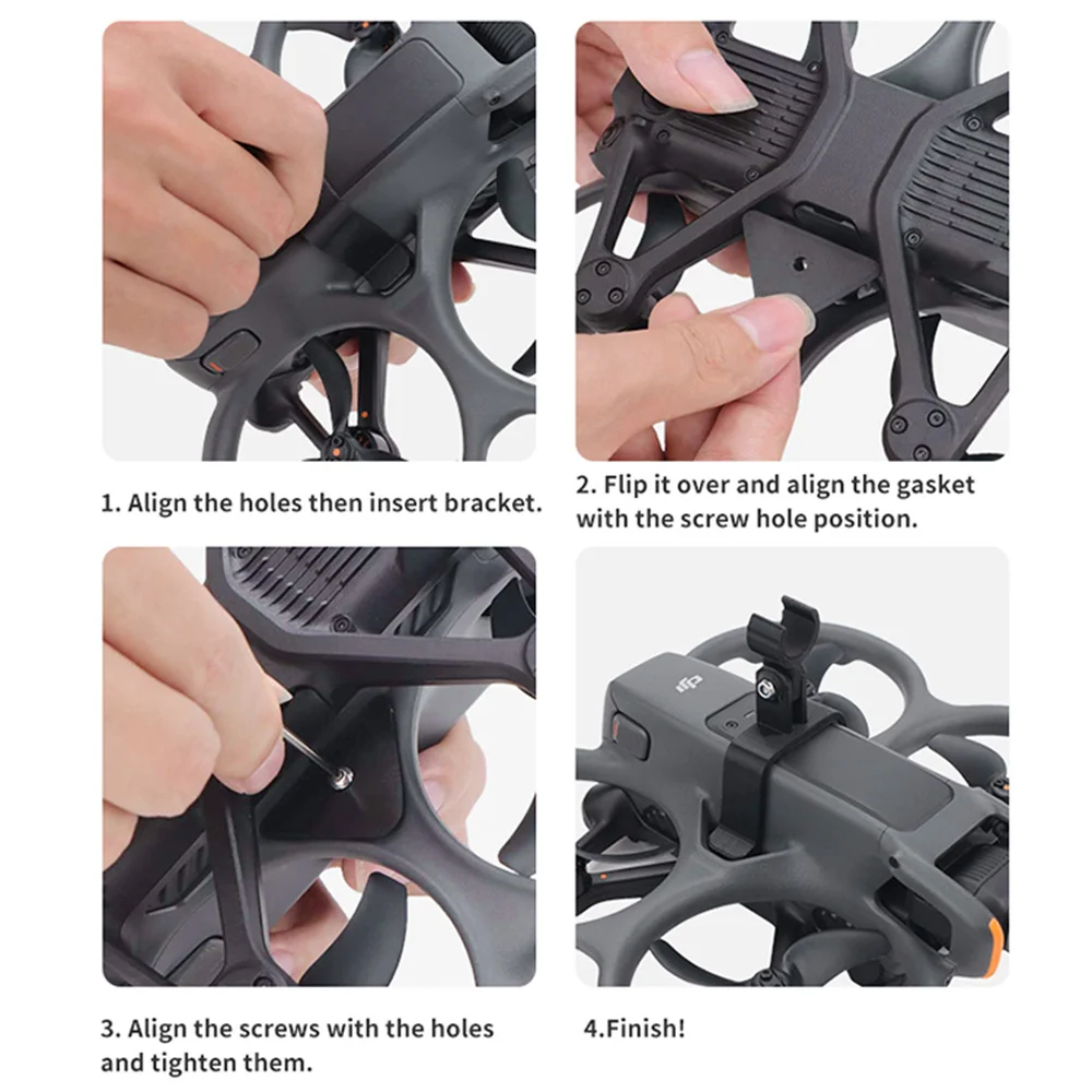 Feu de navigation lumineux pour DJI Avata 2 - Support lampe torche drone