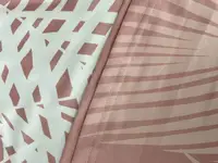 Plus size women's fashion casual vacation short sleeve set with printed top and solid color bottom. - Image 5