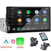 Autoradio 7 pouces 1 Din, lecteur multimédia Carplay Android Auto, écran tactile HD, entrée FM AUX, Bluetooth, MirrorLink, autoradio universel 1