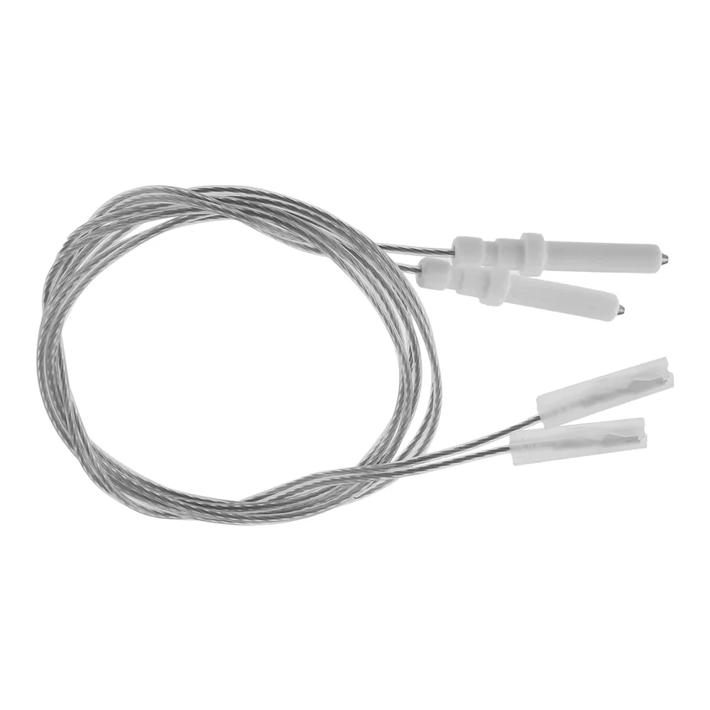 BEHAIVAN Gas Cooktop Stove Spare Igniter 40mm Electrode Spark Plug 900mm Wire Ignition Ceramic Pin Gas Cooker Replacement