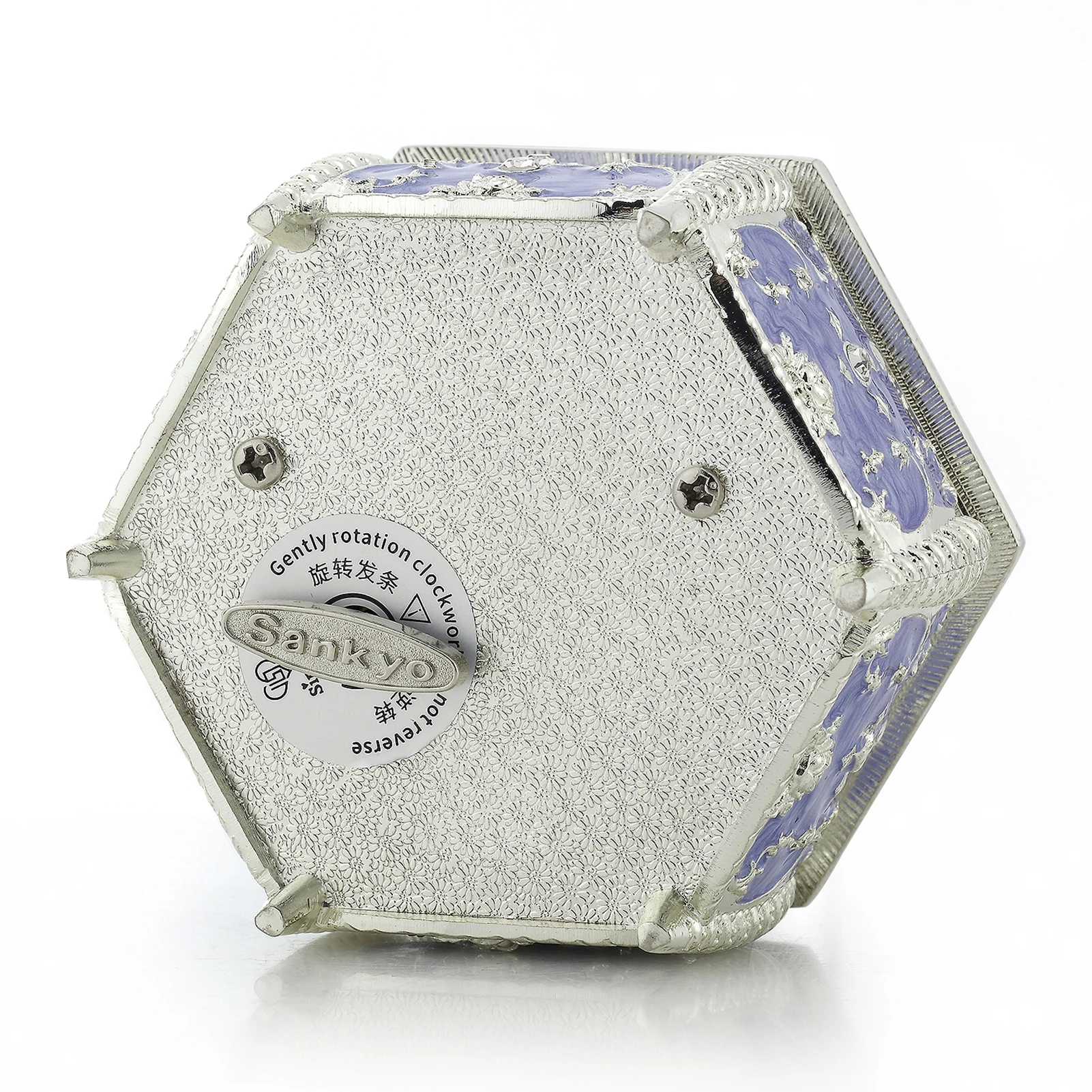 Sinzyo Anastasia-Once Upon a December Emboss Alloy Metal Antique Jewelry Music Box Birthday Christmas Valentine's Day Gift 5
