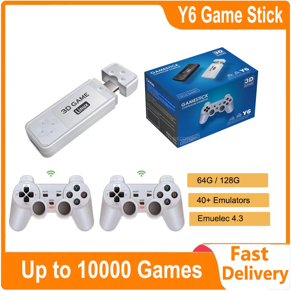 1 set Console de jeu à domicile, 40 000 jeux rétro classiques intégrés, 12 émulateurs PS1/FC, connexion TV, prise en charge de manettes sans fil double, joystick d'arcade rétro HD, mini-manette de
