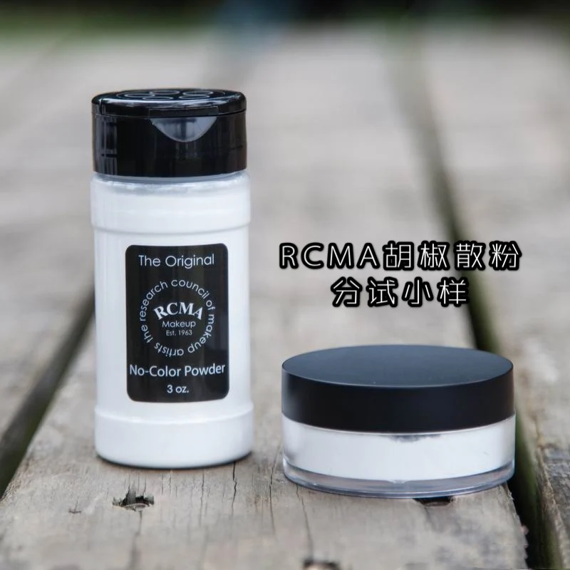 RCMA packaging sample pepper transparent colorless makeup control oil  baking powder. - AliExpress