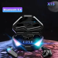 X15 Wholesale Tws Earphone Bluetooth Wireless Without Box V5.1 inEar Headphones Bluetooth Hearing Aids Sport Gamer Headset Phone 1
