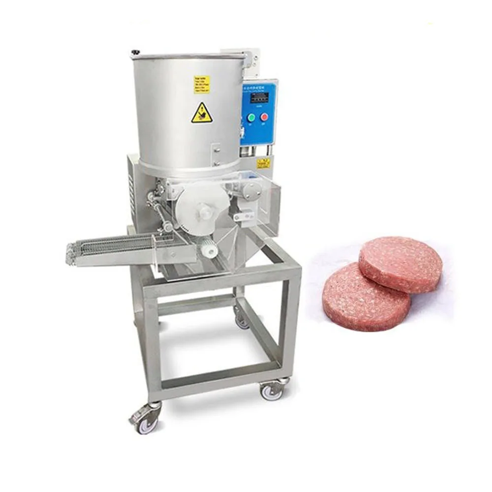 Hamburger Patty Meat Nuggets Forming Machine Fish Shape Meat Vegetable Pie Moulding Machine