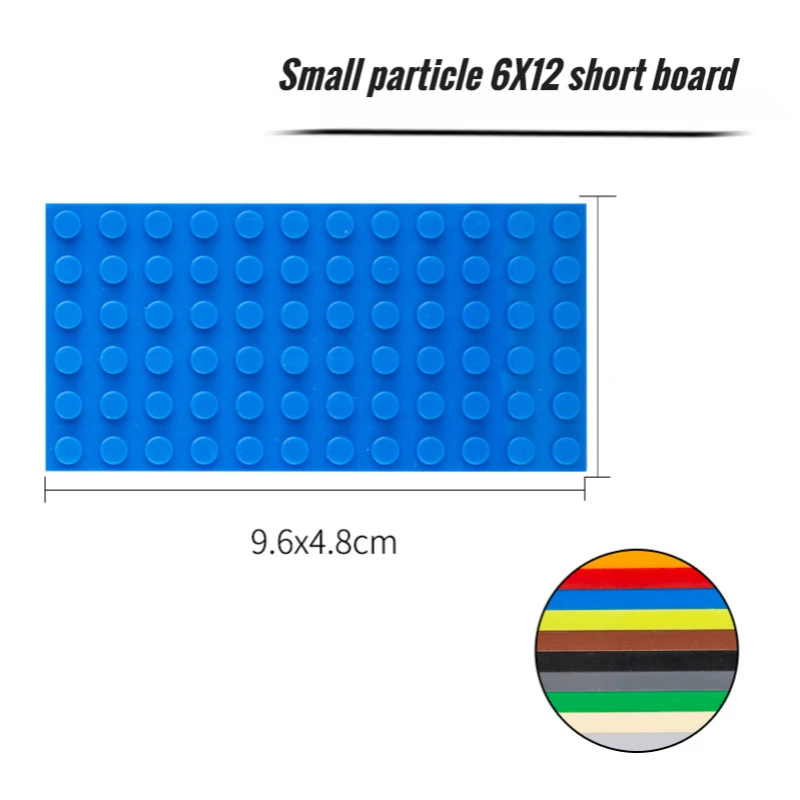 10Pcs Bulk Small Particle 3028 Moc Building Block 6X12 Board Plate Accessori Per Pavimenti In Mattoni Building Block Castle Toys